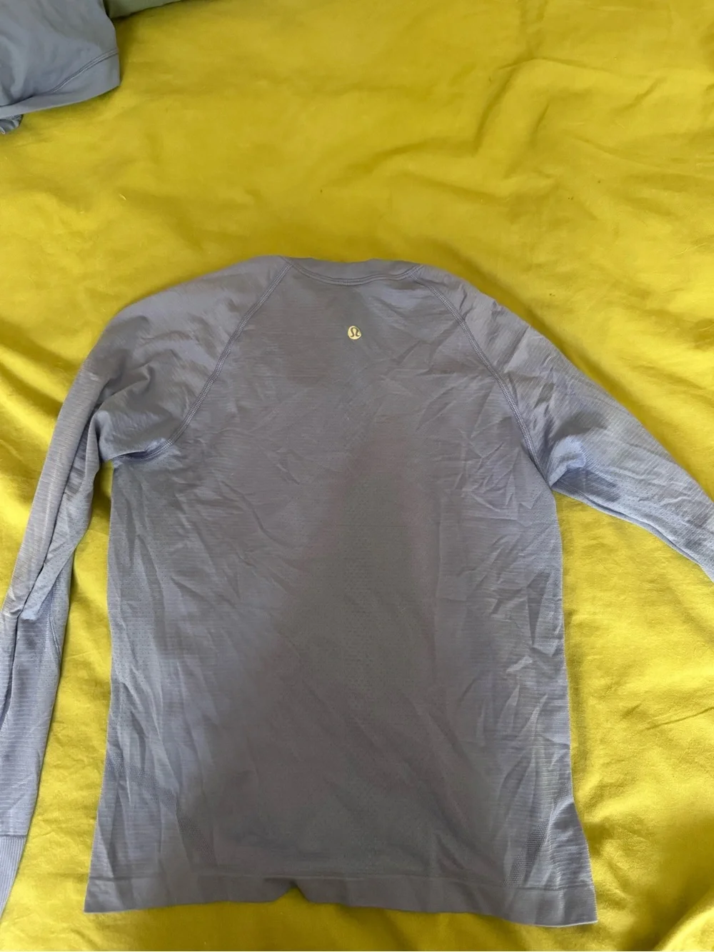 lululemon athletica Wild Indigo Long Sleeve Scoop Neck Performance Top